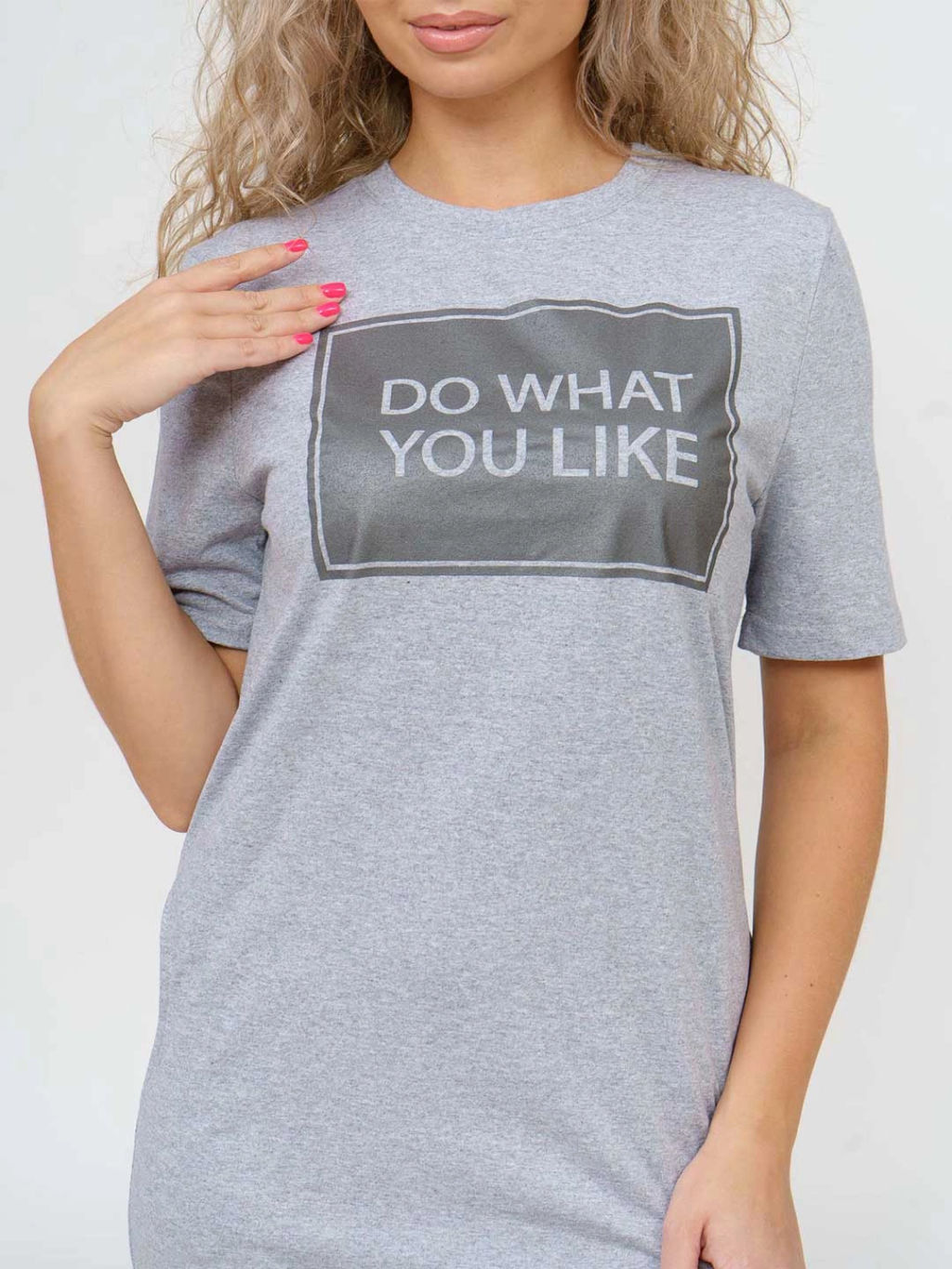 Платье женское, цвет серый черный