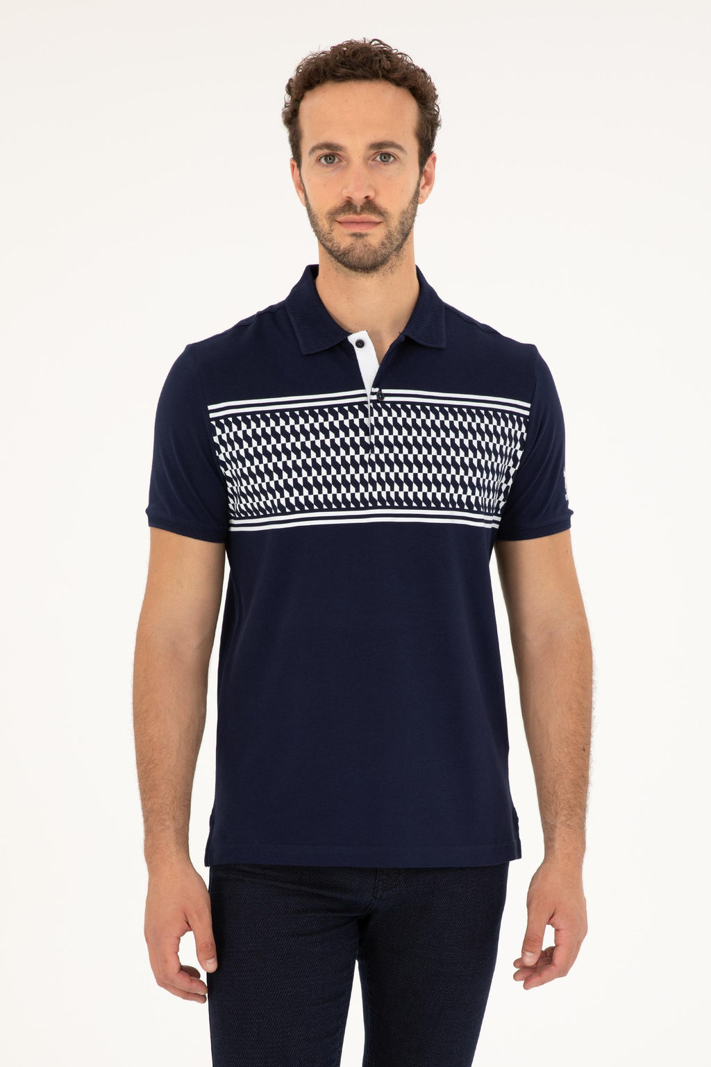 U. S. Polo Assn / Мужская темно-синяя футболка - U.s. polo assn фото 8
