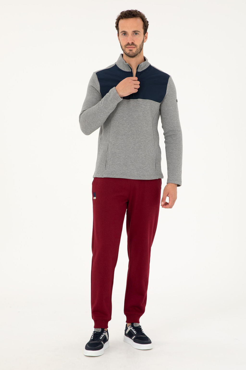 U. S. Polo Assn / Мужские бордовые спортивные штаны - U.s. polo assn фото 3
