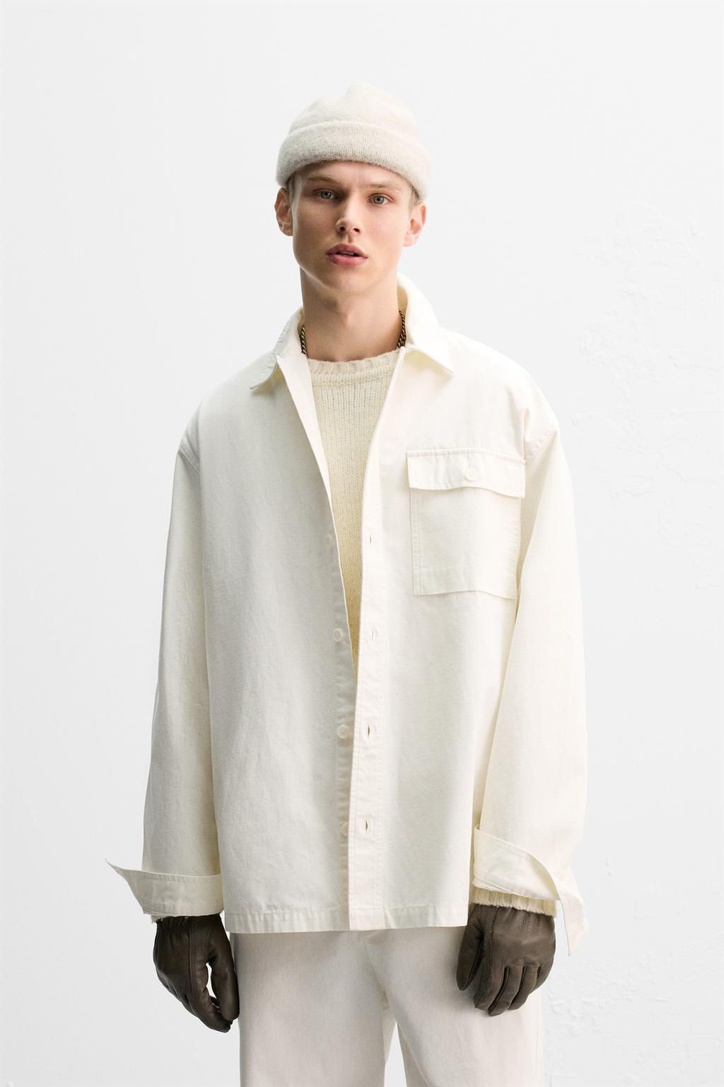 TEXTURED OVERSHIRT - LIMITED EDITION - Zara фото 2