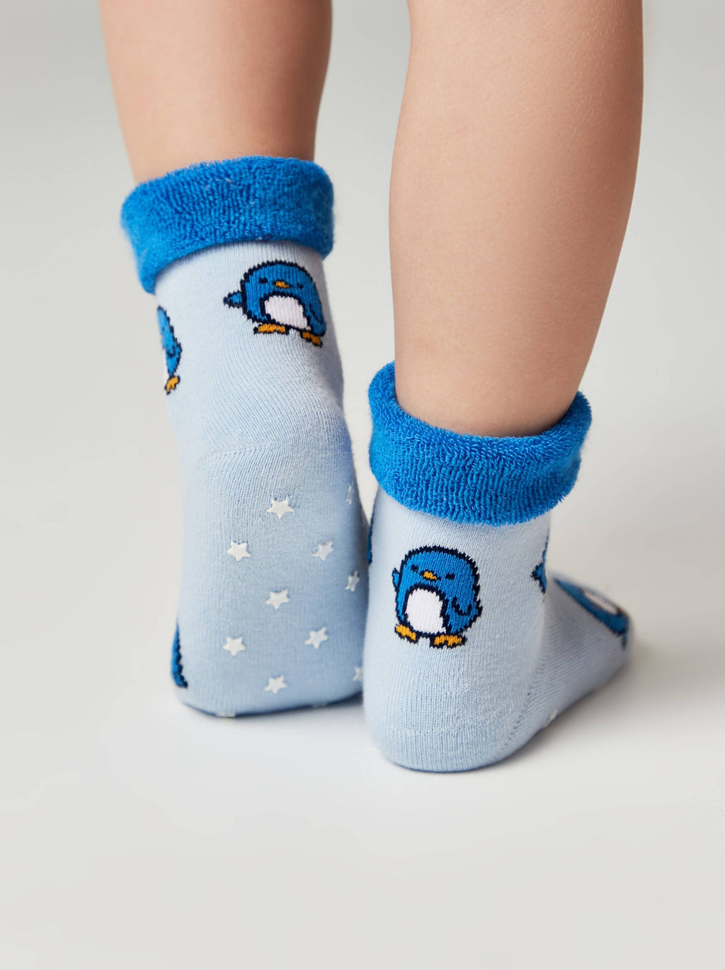 Цена за 2 пары. Носки Теплые CONTE-KIDS SOF-TIKI Махровые носки с отворотом и антискользящей стопой - Conte elegant фото 2