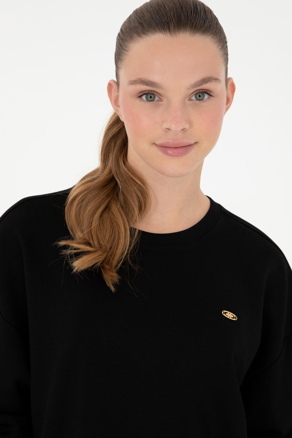 Женский черный свитшот - U.s. polo assn фото 2