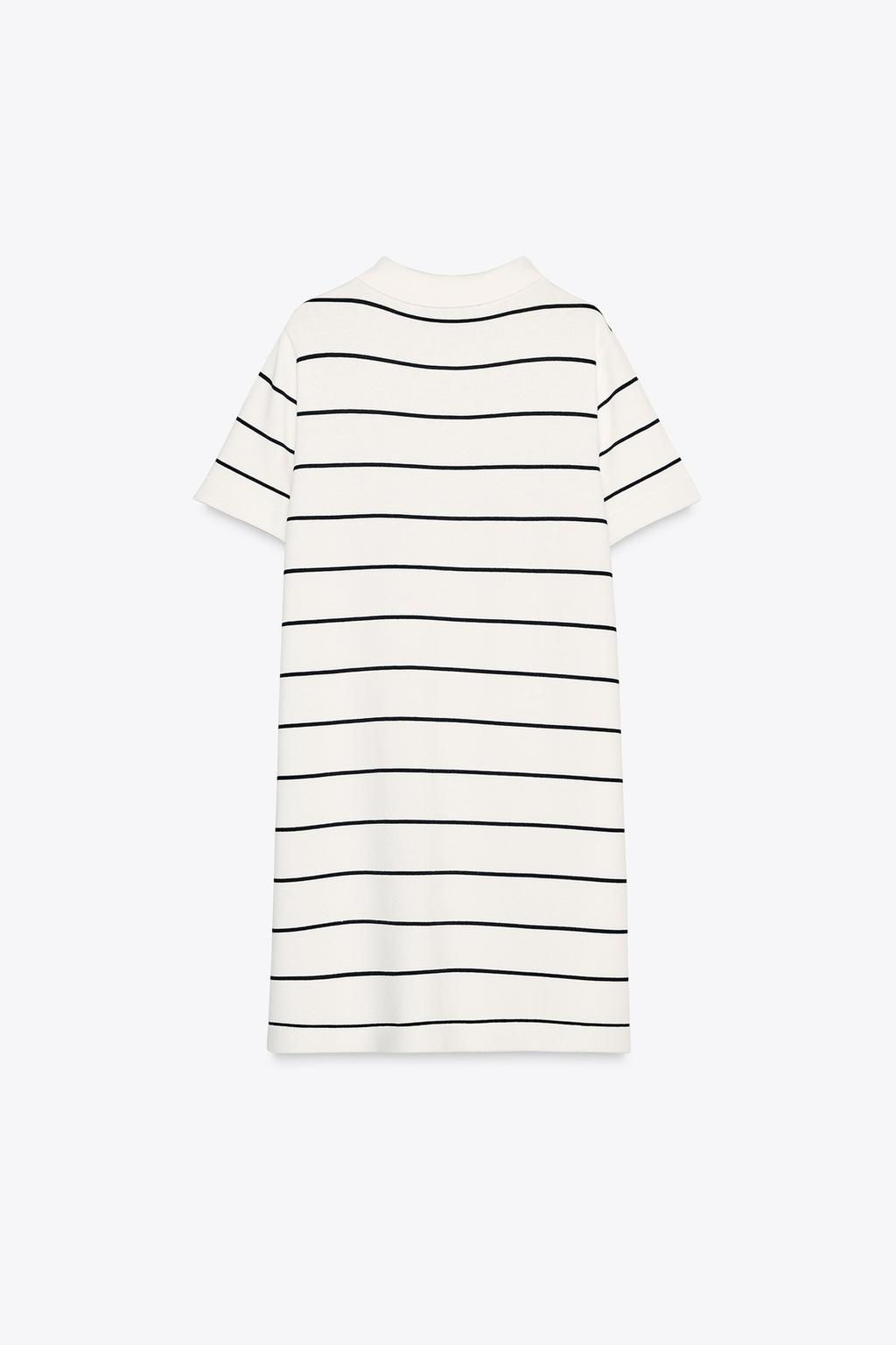 SHORT KNIT STRIPED DRESS - Zara фото 8