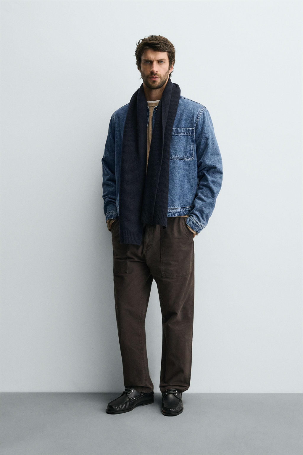 QUILTED DENIM OVERSHIRT