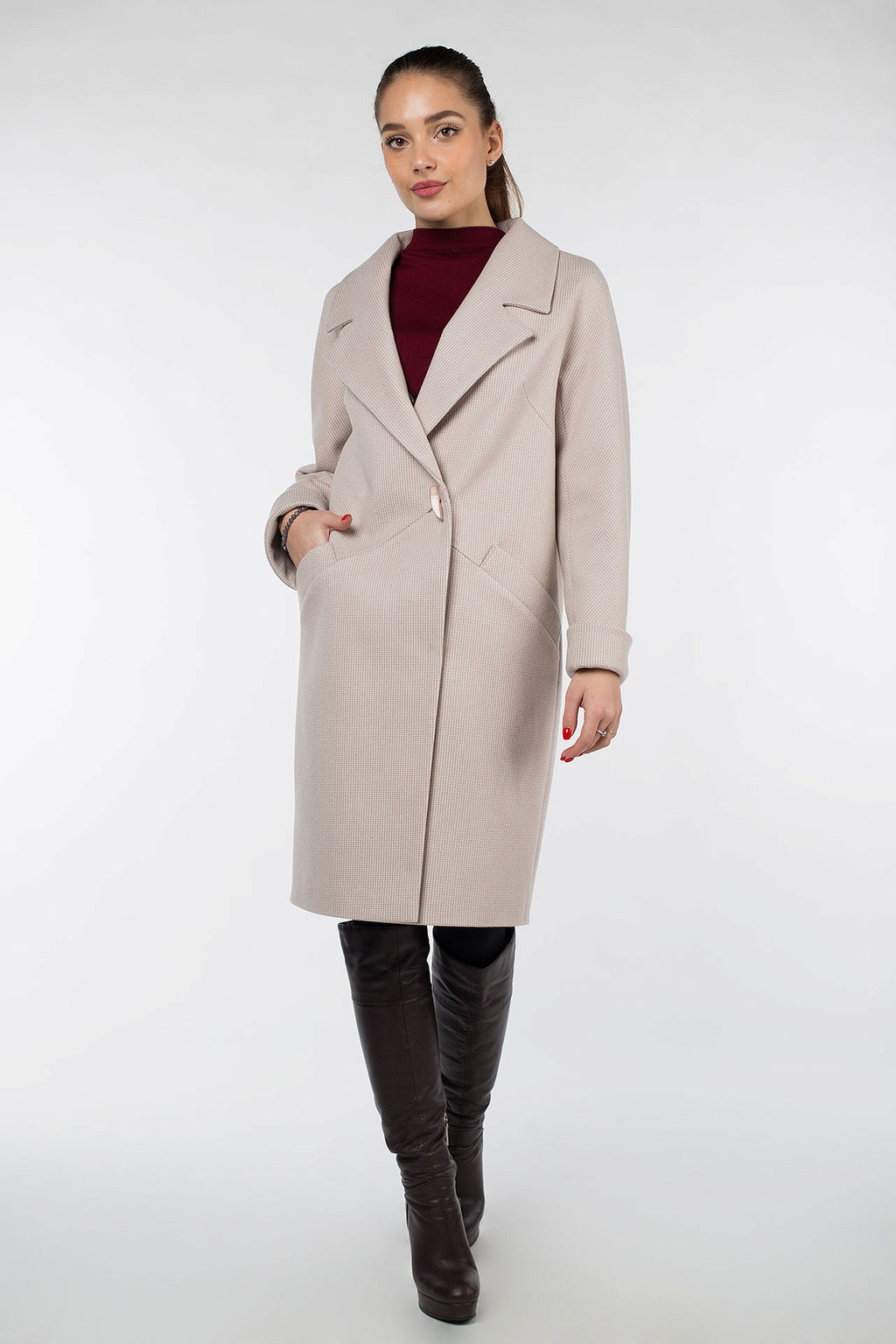 Пальто женское демисезонное - El podio фото 12