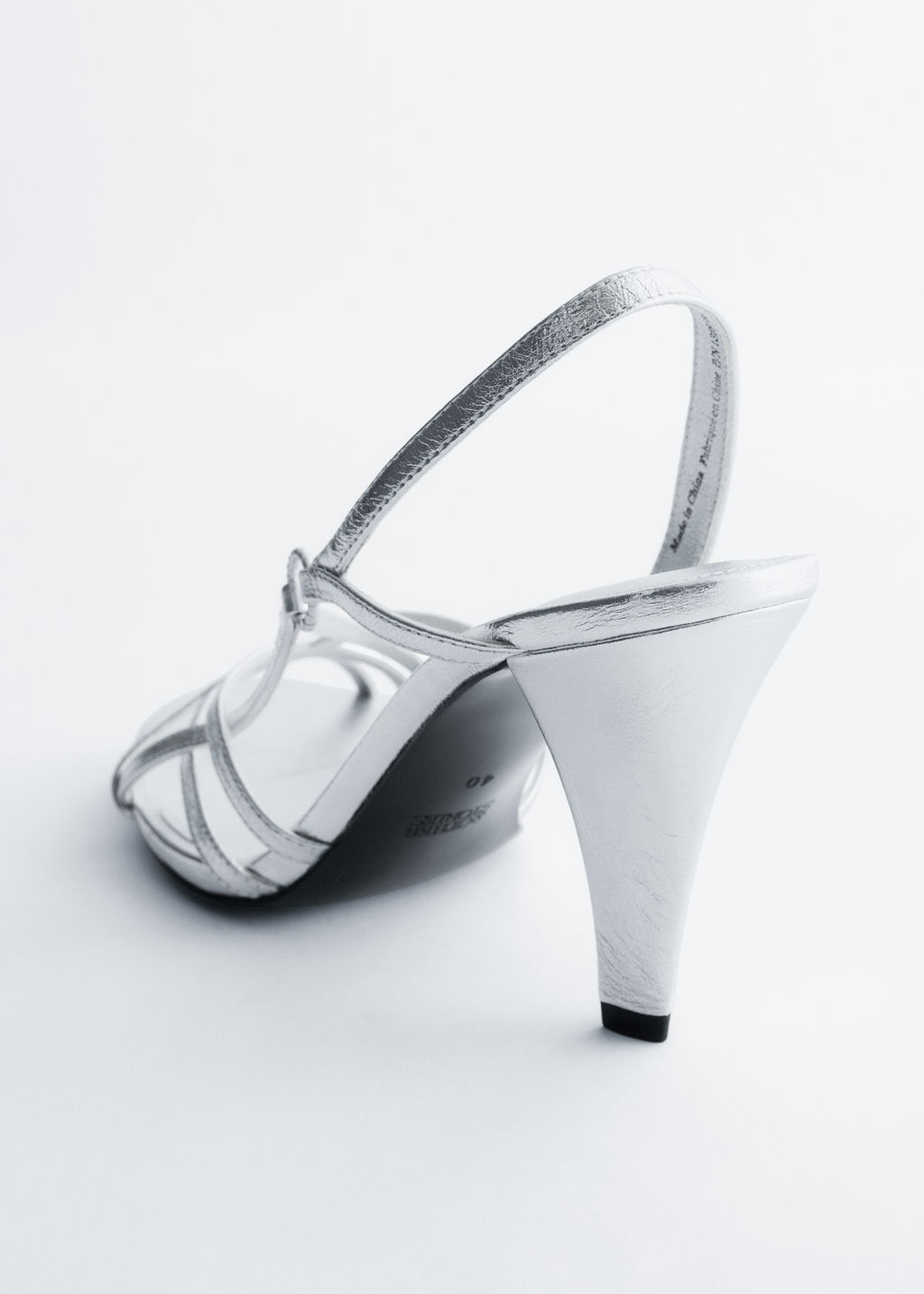 Sandalias de piel con anilla - H&m фото 4