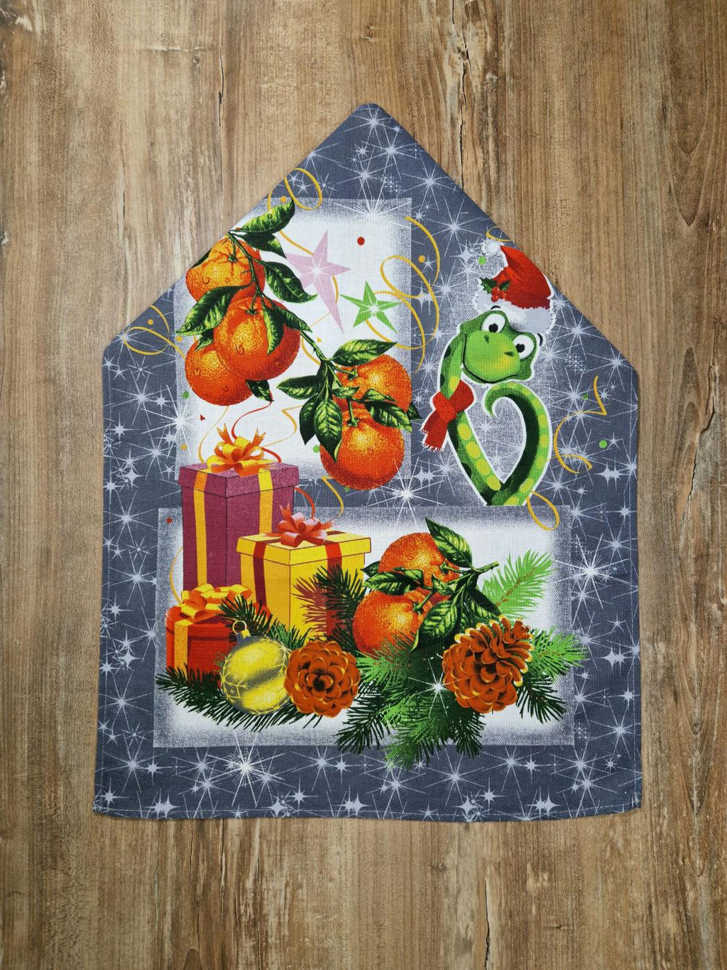 Полотенце вафельное рогожка Подарки р.45*60 - Domtrik фото 2