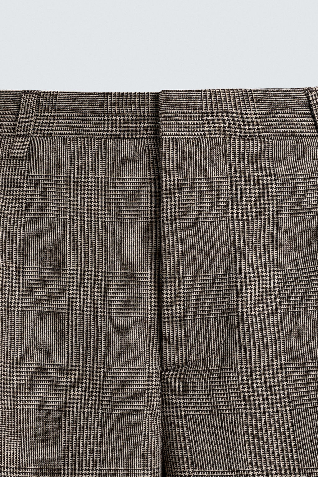 PANTAL?N RELAXED FIT CUADROS / Beige - Zara фото 9