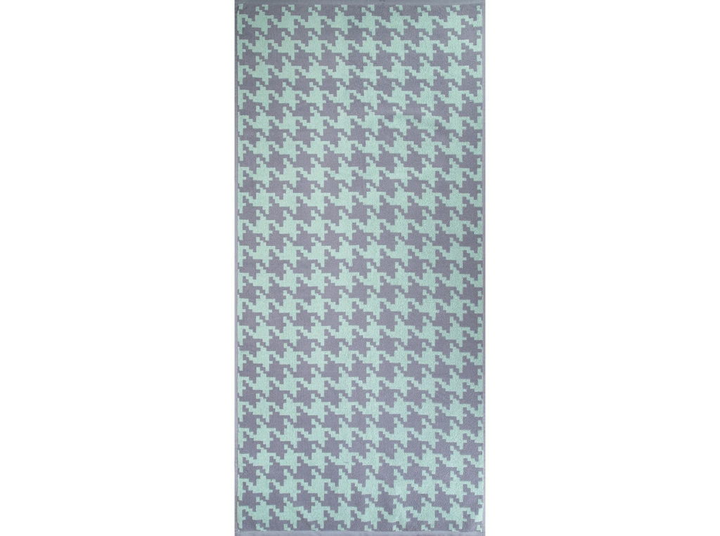 Полотенце махровое 6с102.411ж1 Гусиные лапки(мятный2) 67х150см