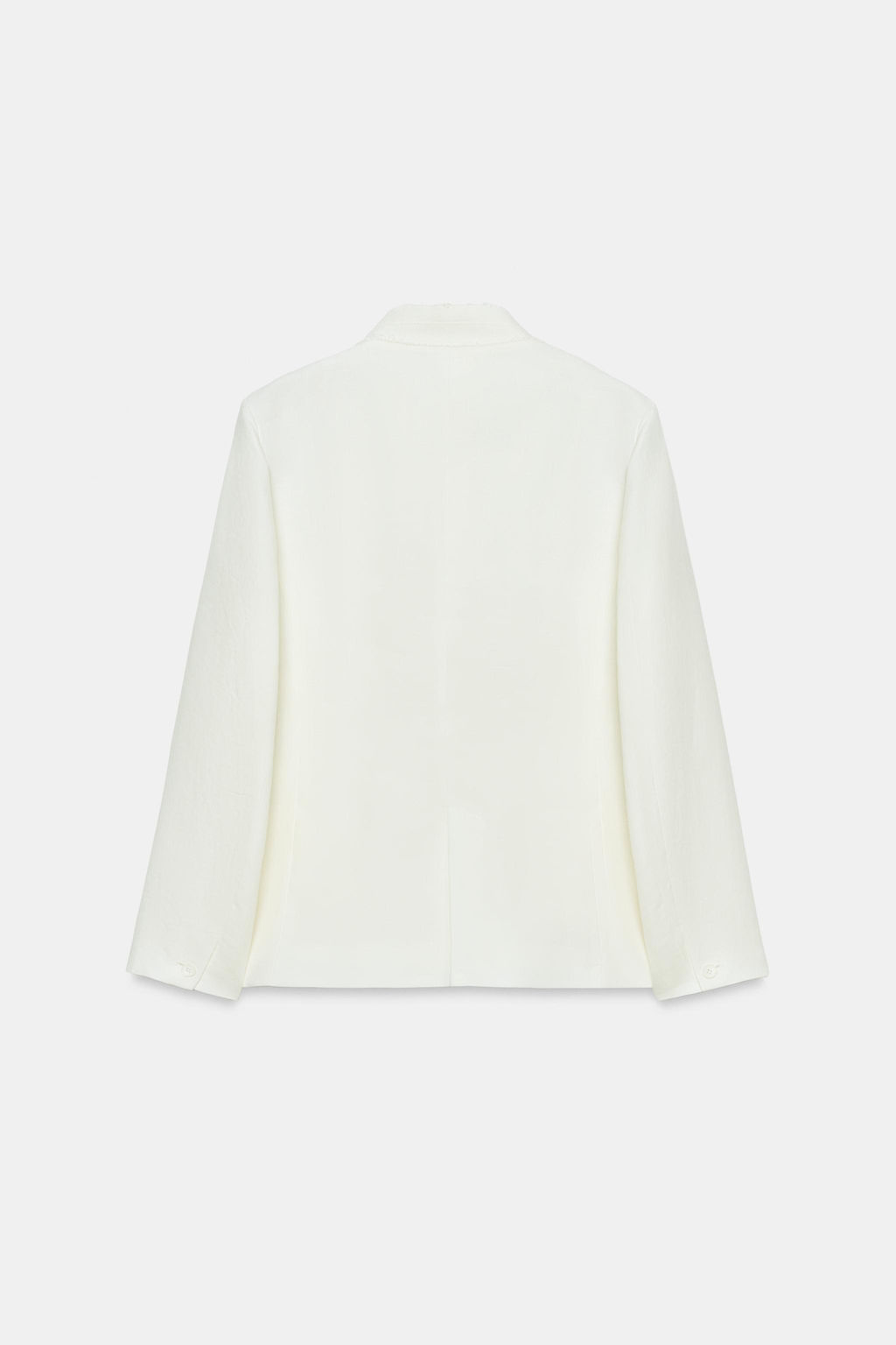 BLAZER LINO 100% ZW COLLECTION / Blanco - Zara фото 8