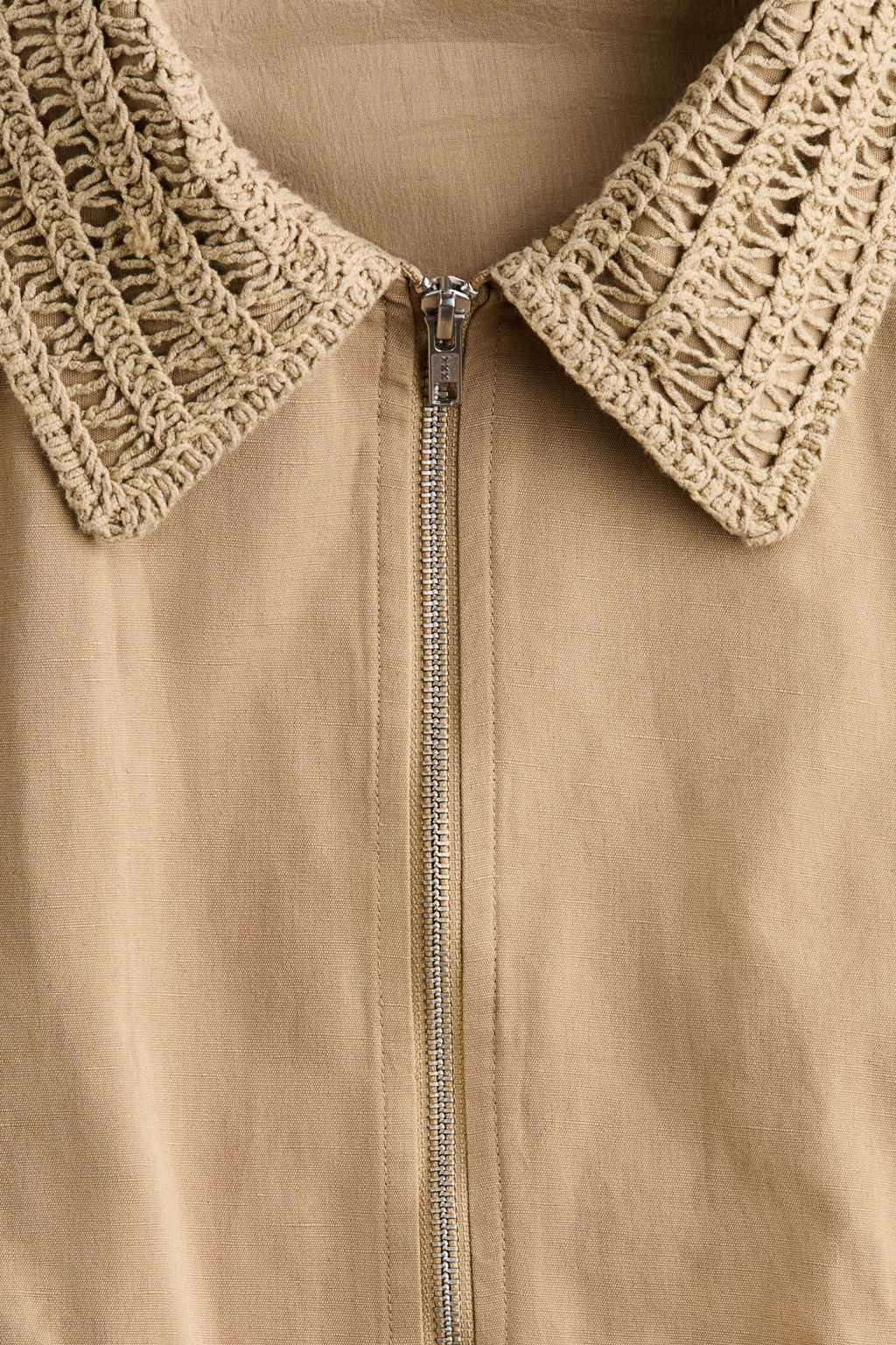 Cazadora bomber en mezcla de lino - H&m фото 6