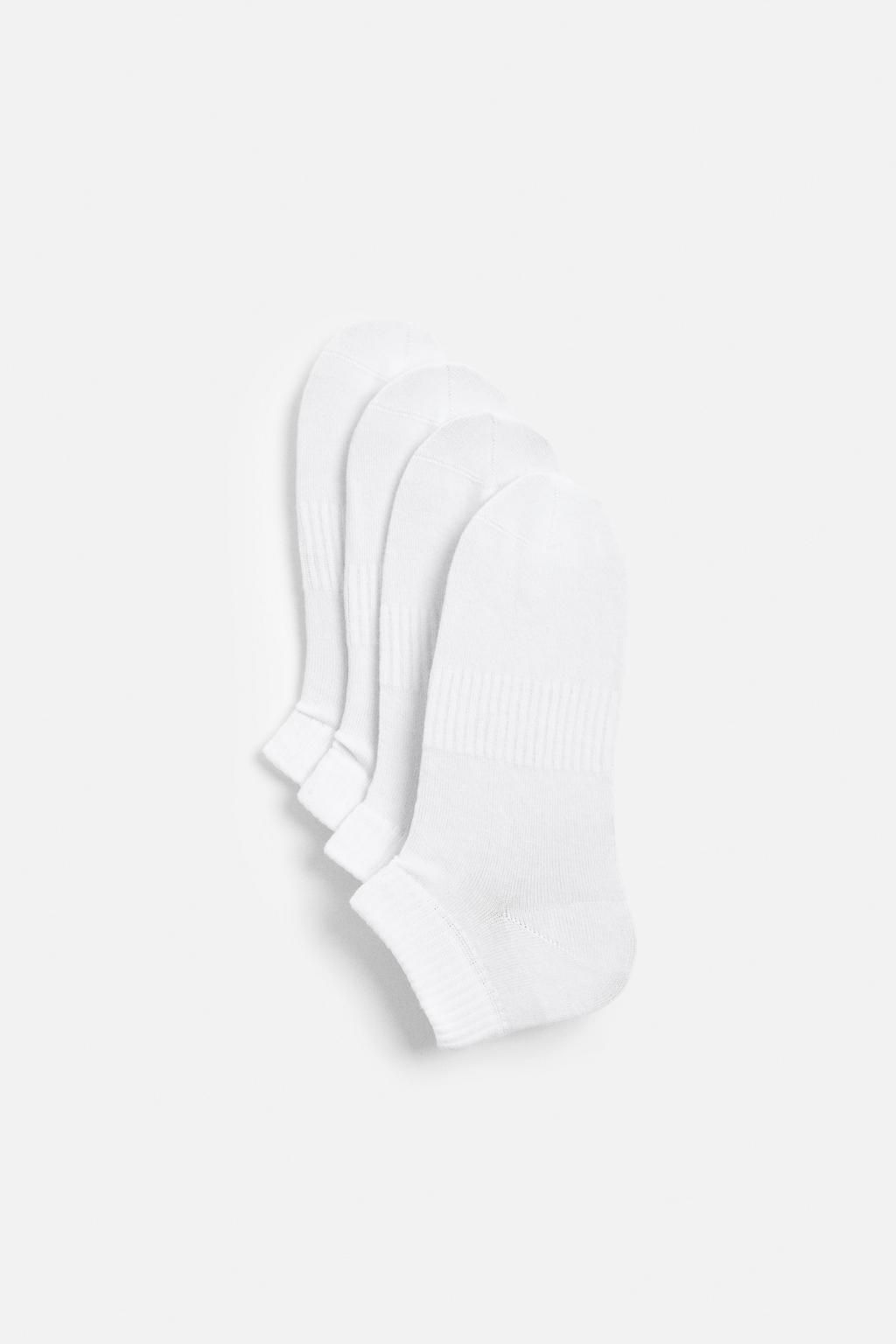 PACK OF 4 ANKLE SOCKS - Zara фото 3