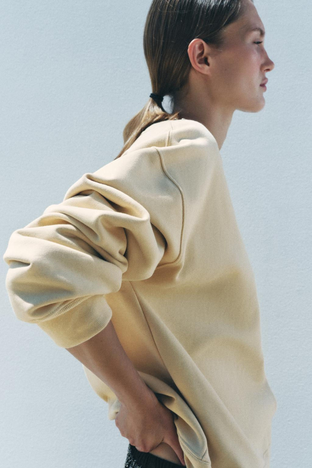 SOFT HEAVY COTTON SWEATSHIRT - Zara фото 11