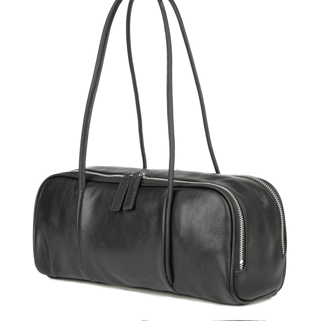 61658 black, Женская кожаная сумка, Barcelo Biagi