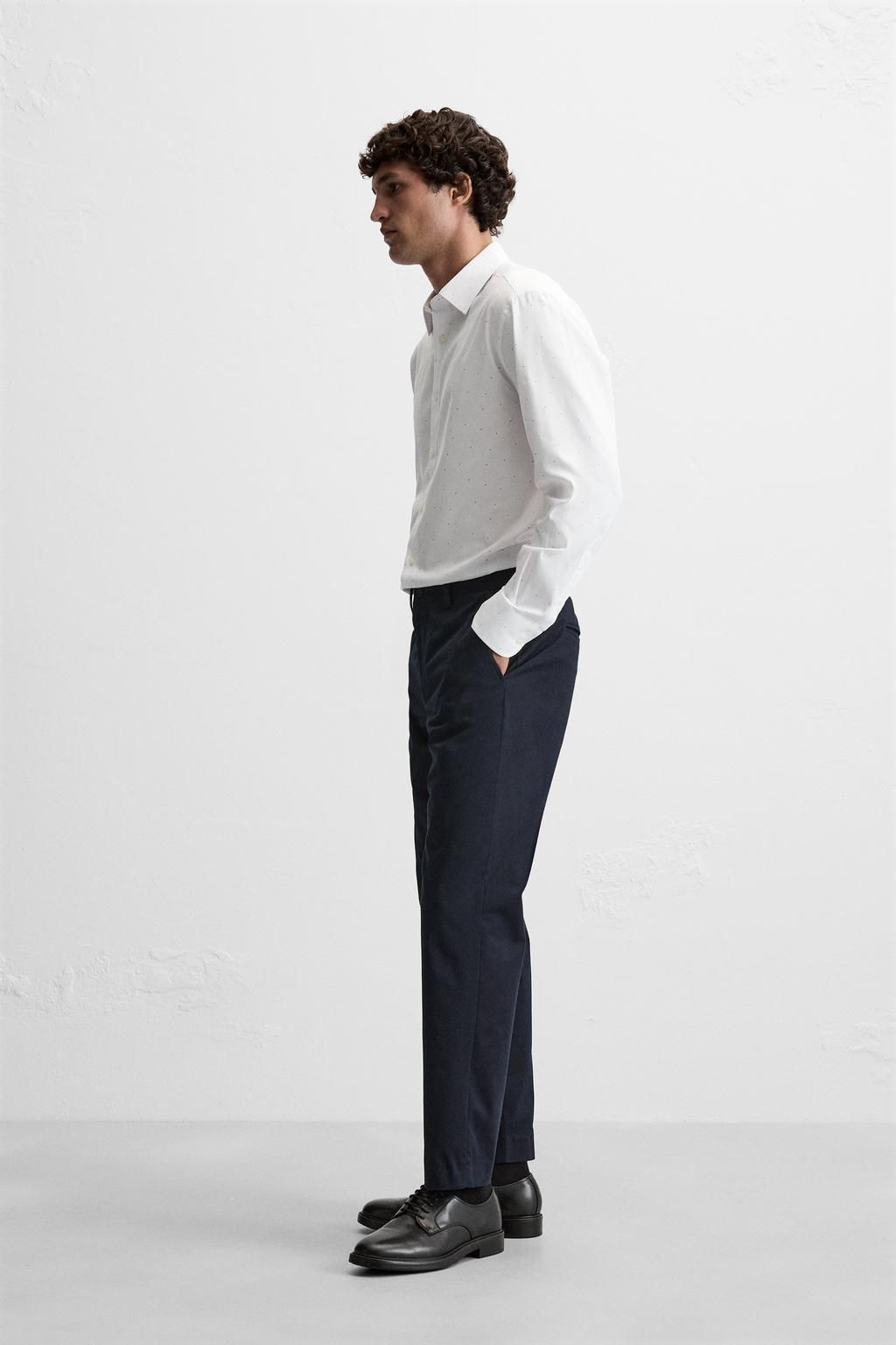 PRINTED EASY CARE SHIRT - Zara фото 4