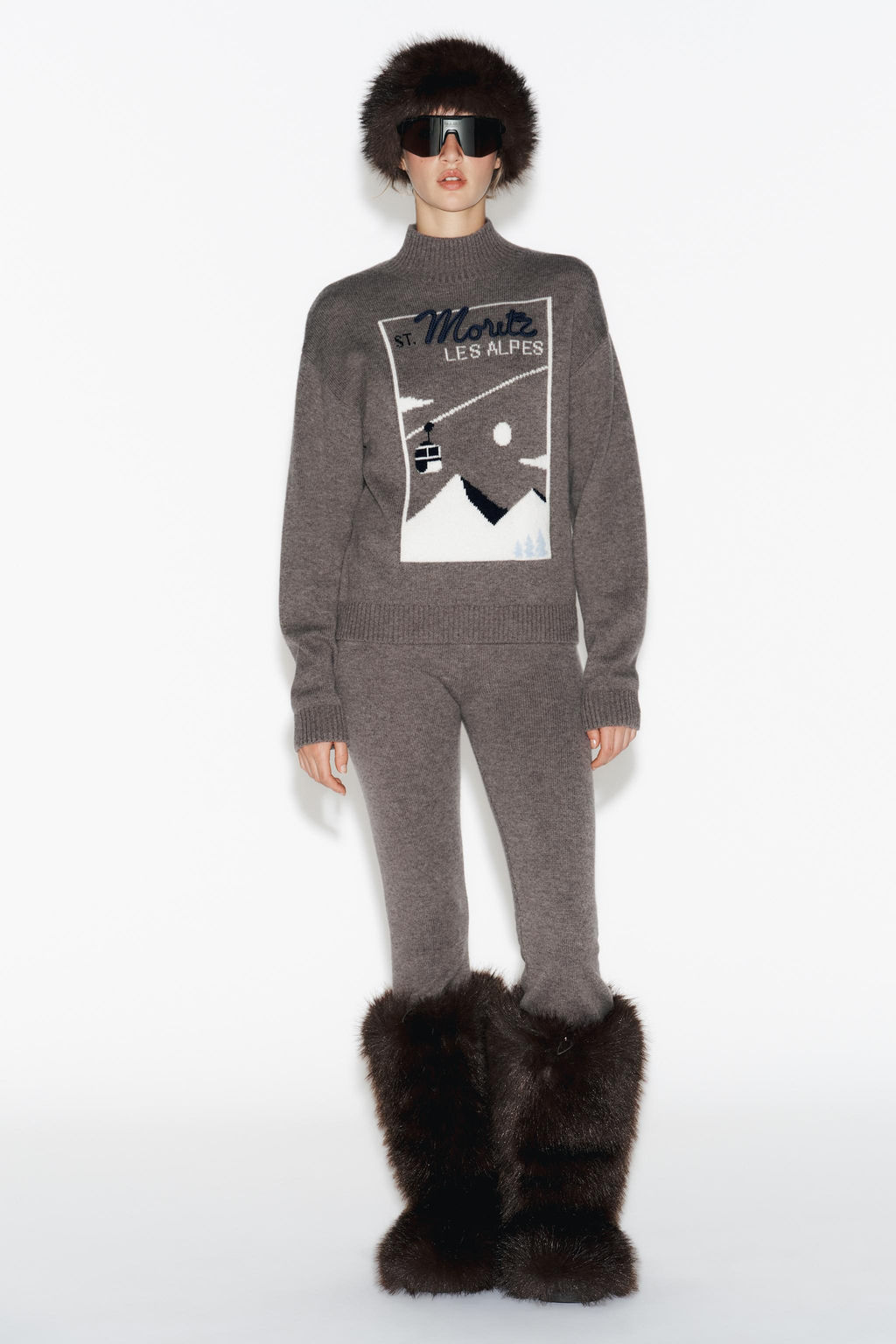 FLARE TROUSERS 90% WOOL SKI COLLECTION - Zara фото 8
