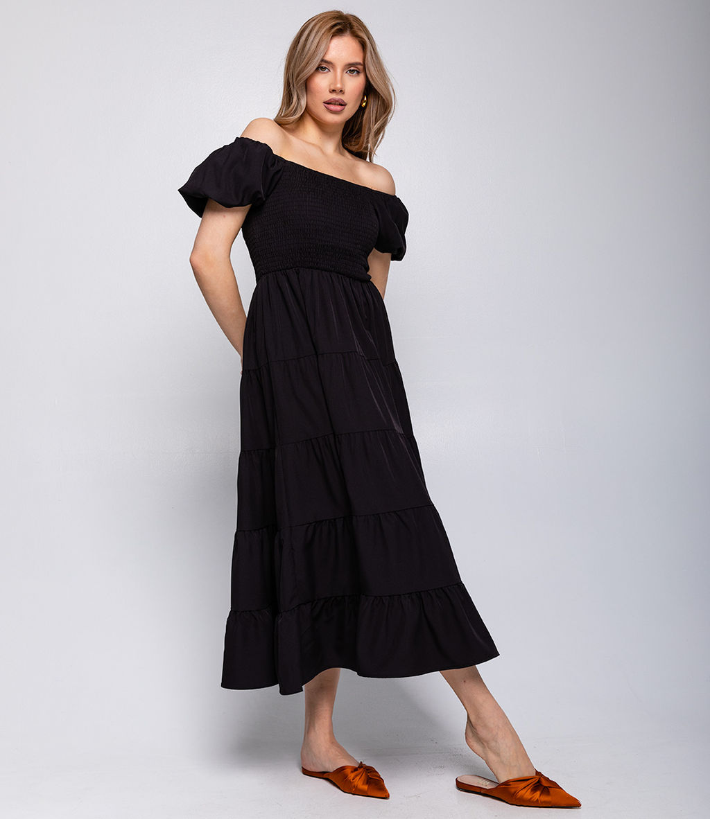 Платье #КТ63088, чёрный