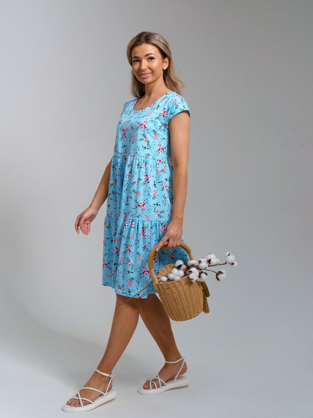 875 Платье "Голубой"