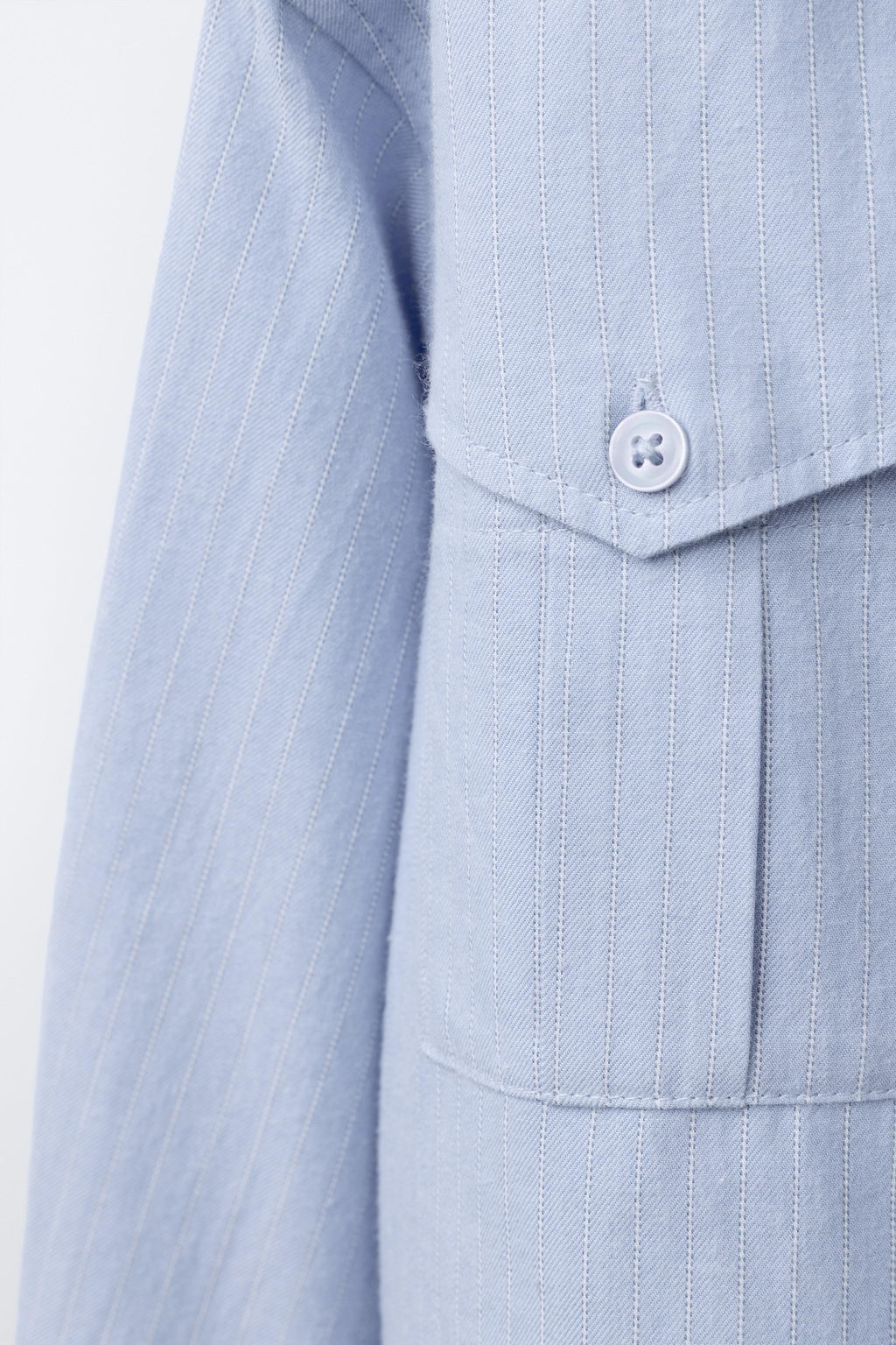 STRIPED CROPPED SHIRT - Zara фото 4