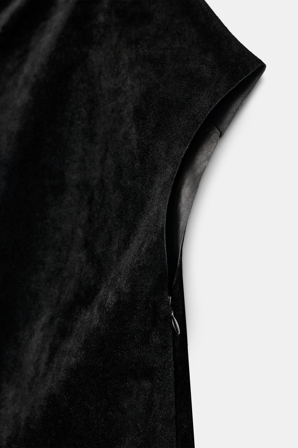 100% SUEDE LEATHER TOP - Zara фото 7