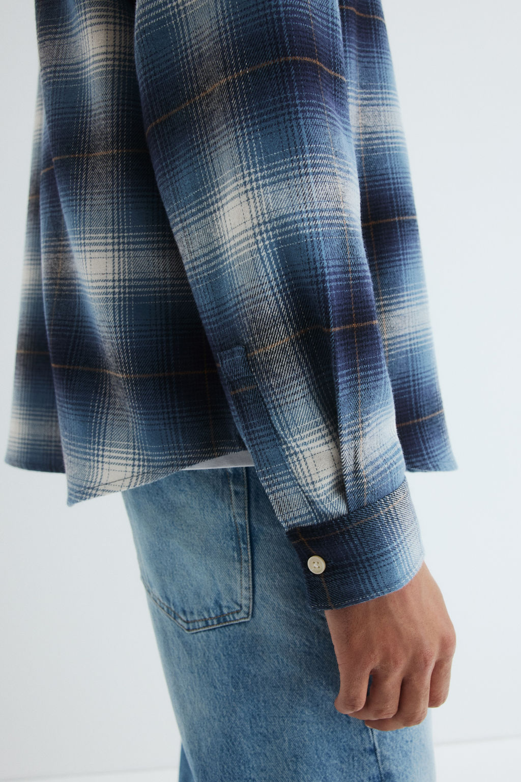 Camisa de franela Loose Fit - H&m фото 6