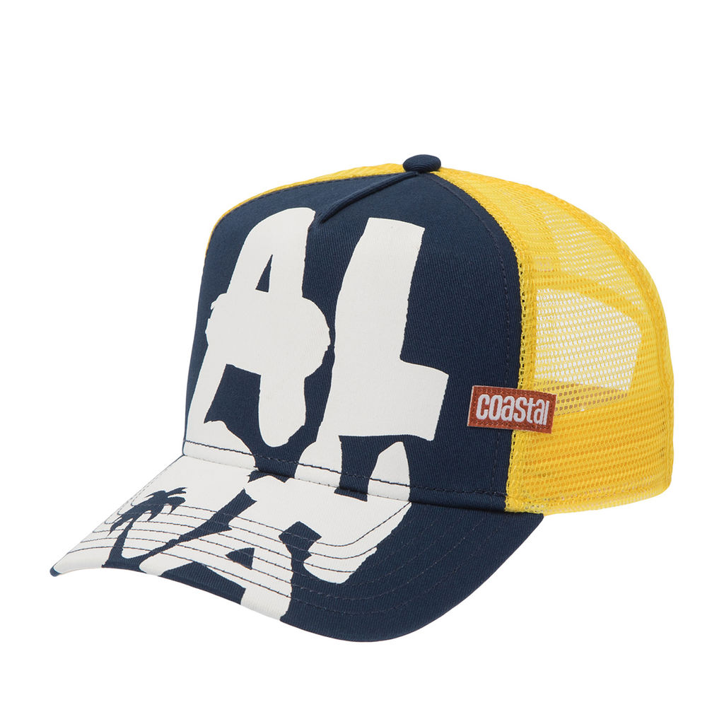 Бейсболка COASTAL арт. HFT Big Aloha (темно-синий / белый)