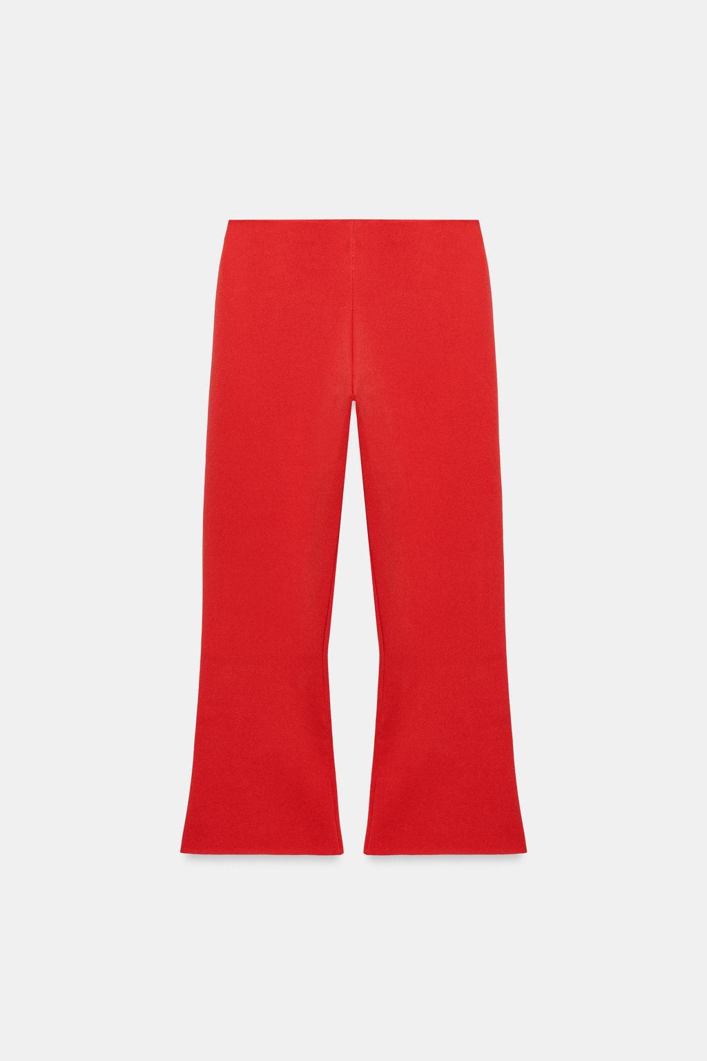 PANTAL?N FLARE PUNTO / Coral rojo