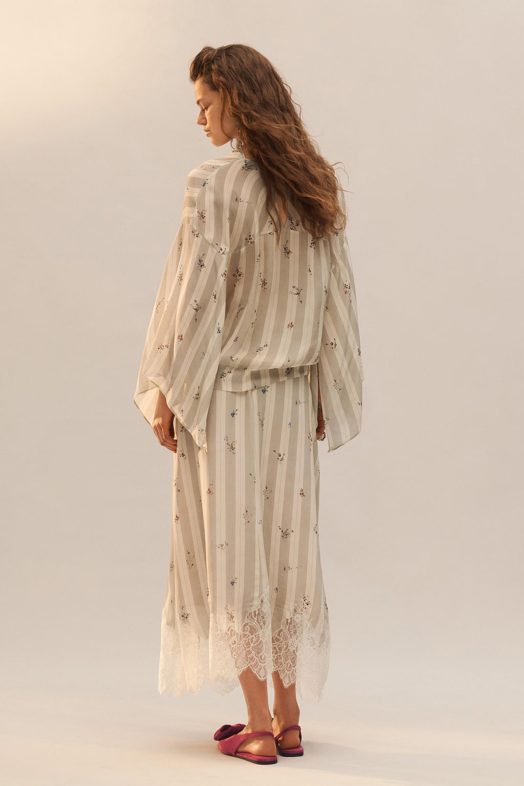 ZAPATO DESTALONADO MAXI LAZO LIMITED EDITION / Rosa - Zara фото 3