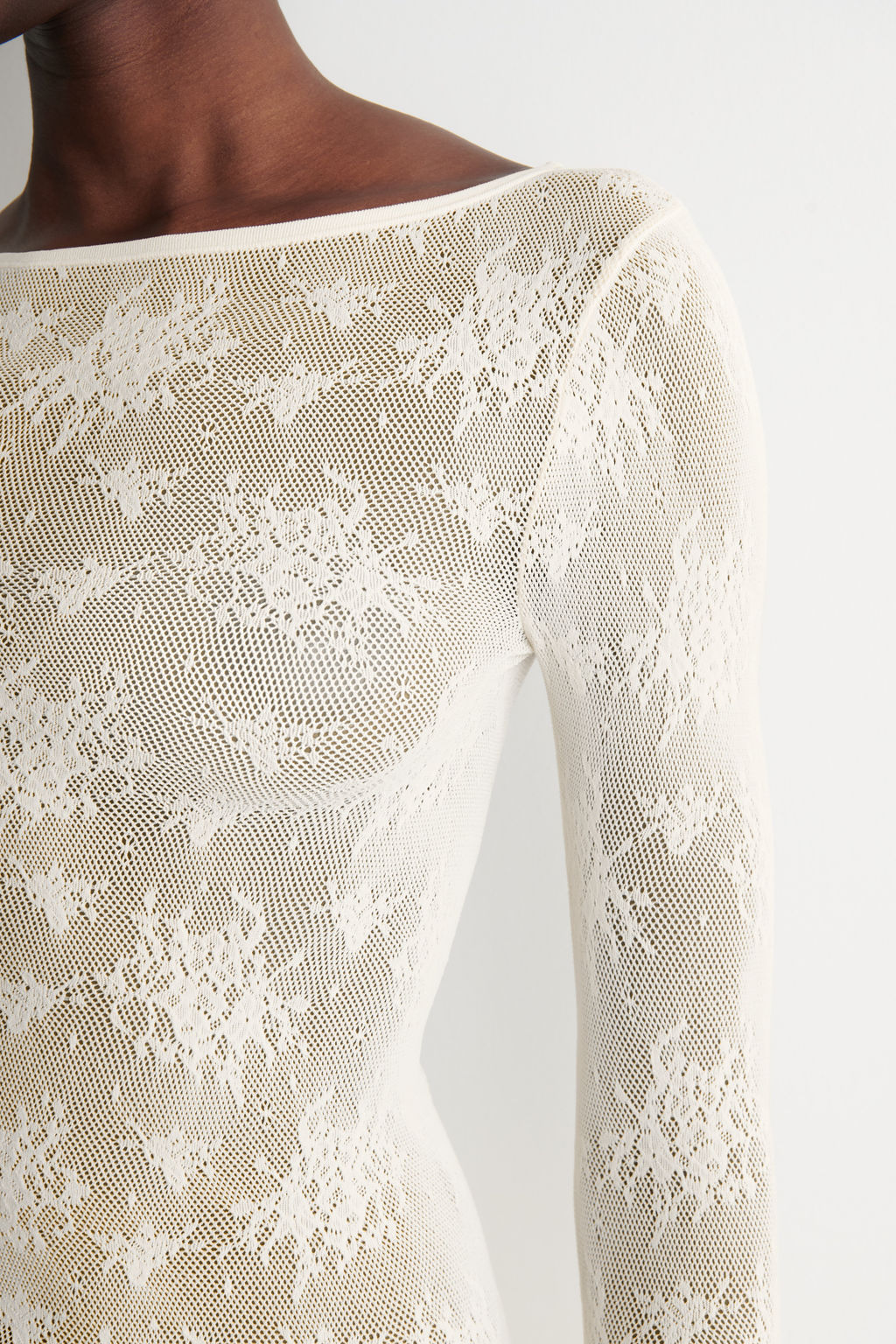 TOP DE ENCAJE FLORAL - H&m фото 8