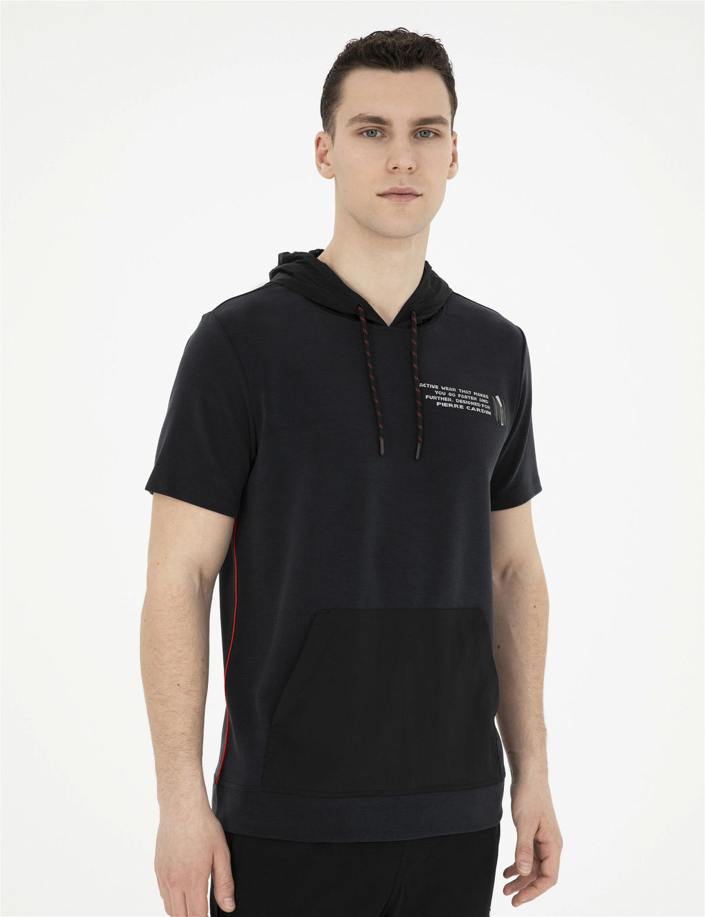 Siyah Regular Fit Sweatshirt - Pierre cardin фото 3
