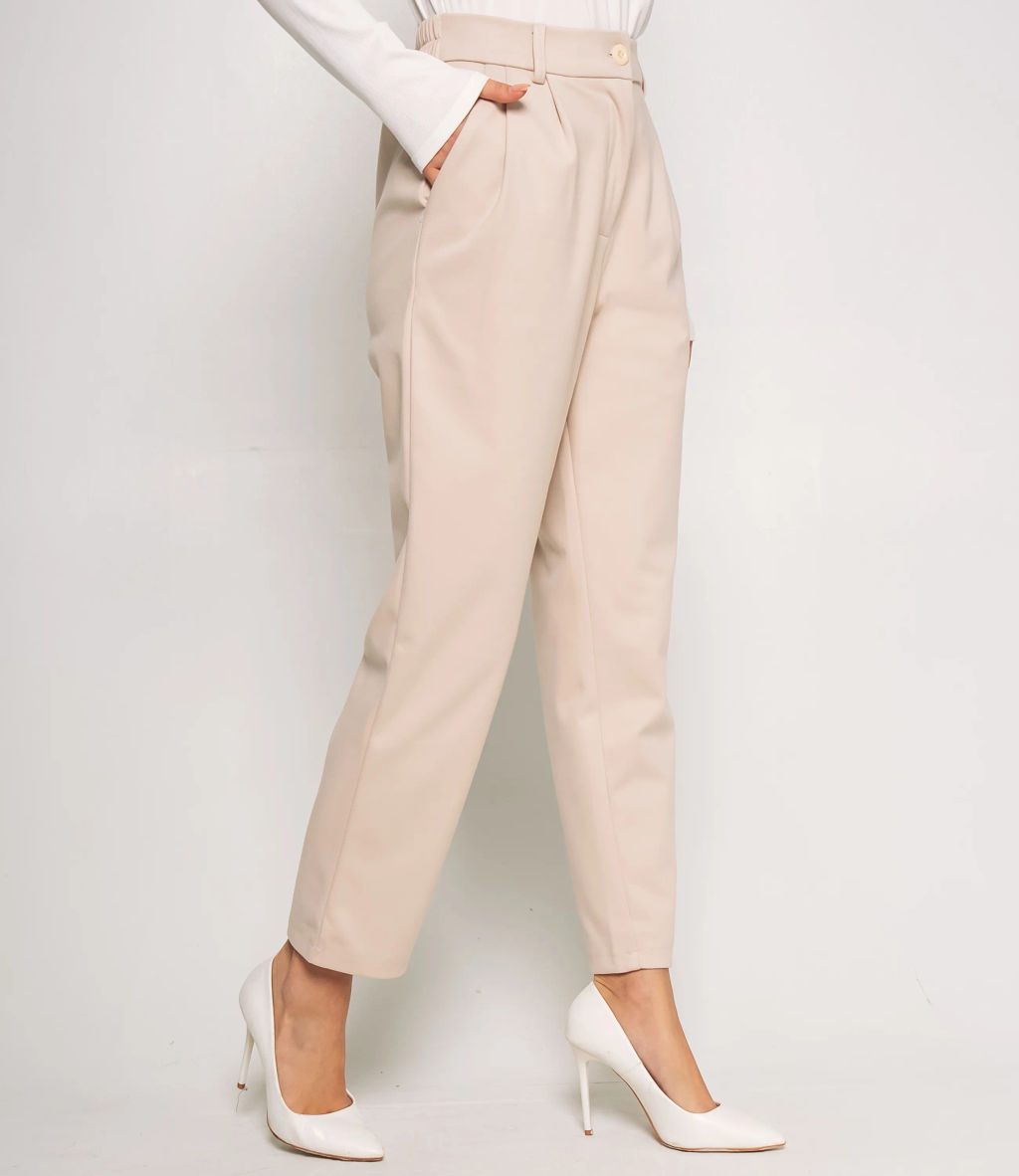 Брюки #ОКТ165004, светло-бежевый