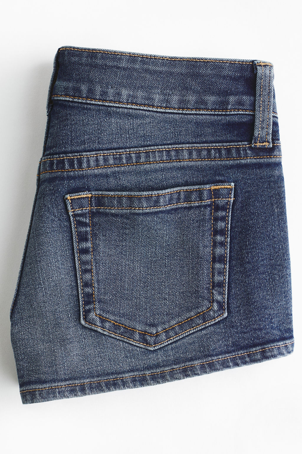 Minishorts denim de talle bajo - H&m фото 8
