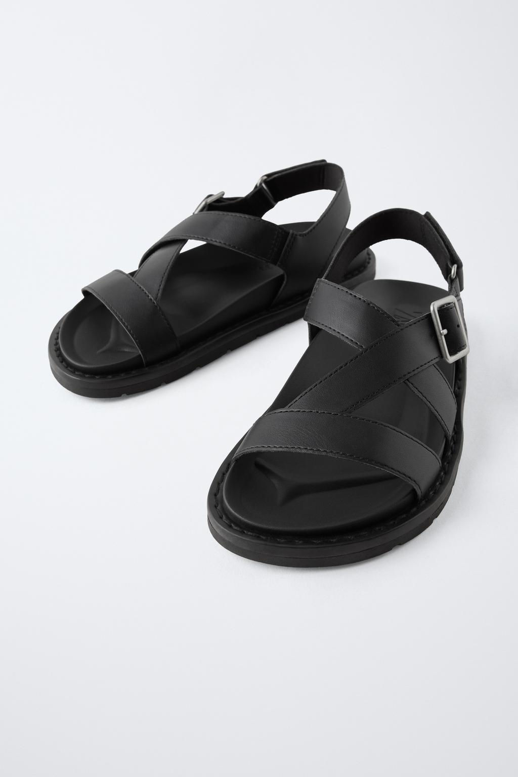 SANDALS WITH BUCKLES - Zara фото 9