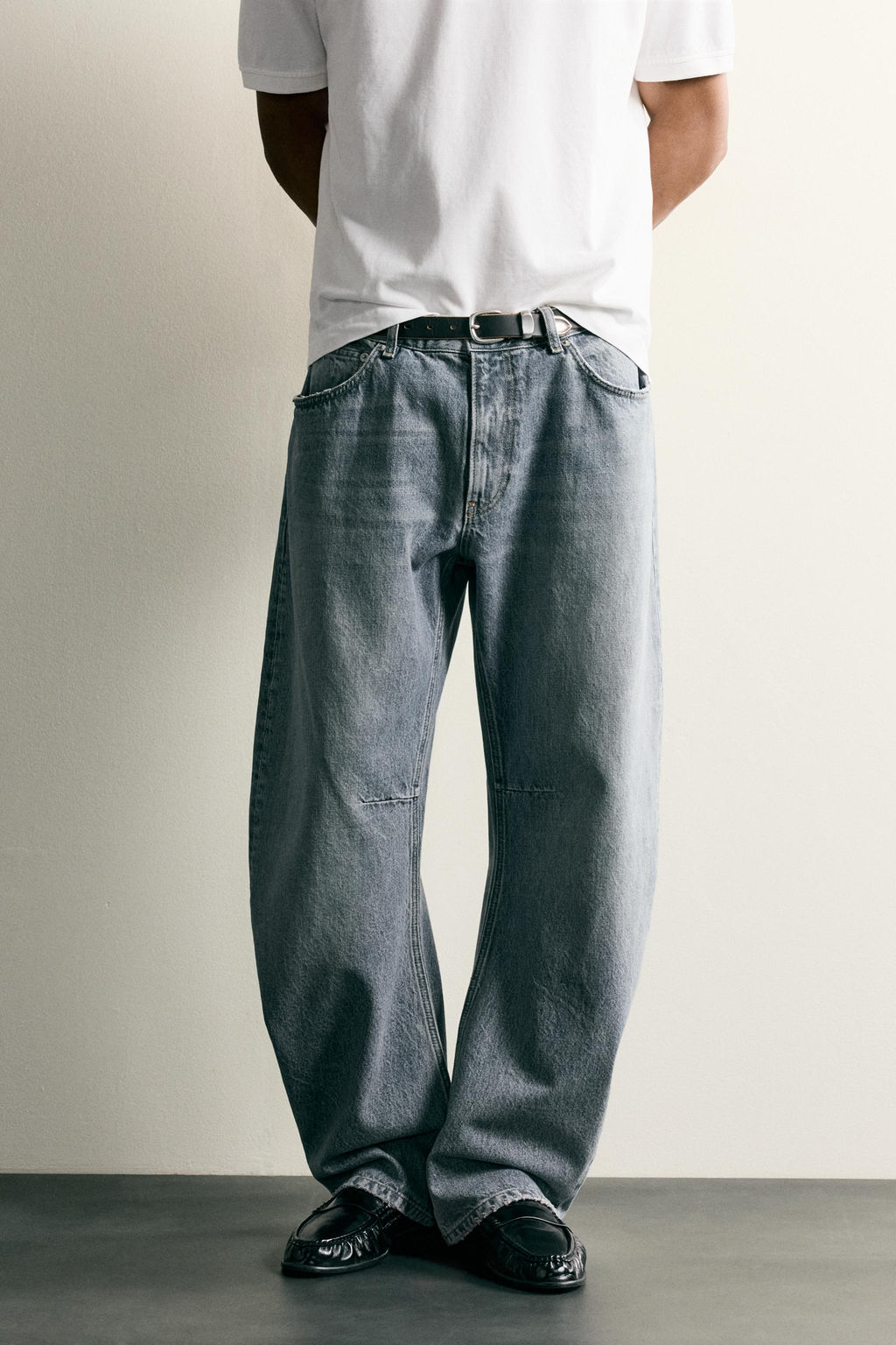 JEANS STRAIGHT BARREL FIT / Azul - Zara фото 2