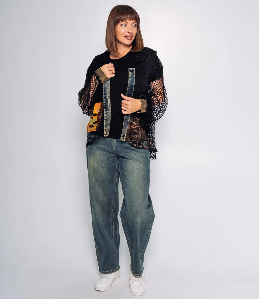 Куртка #КТ1236, чёрный