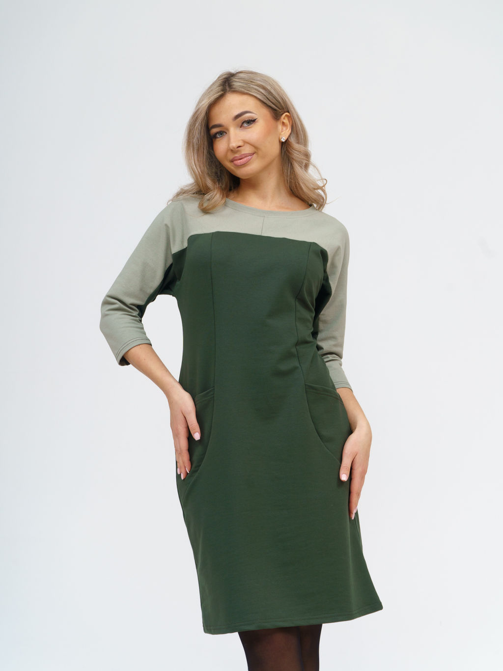 790 Платье "Хаки"