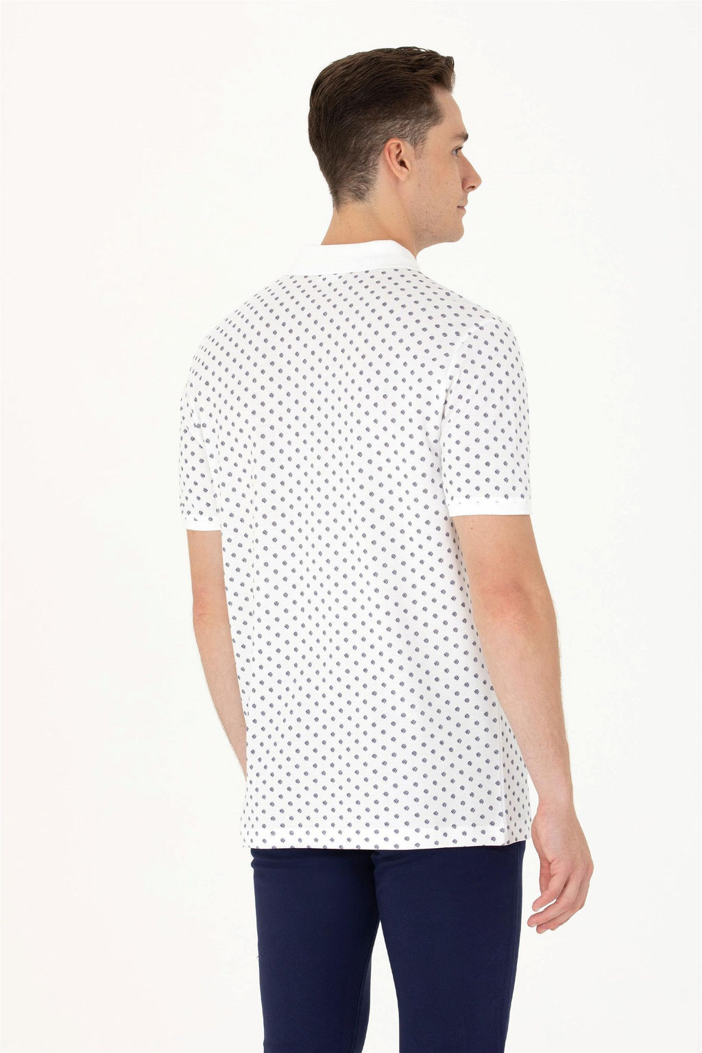 Мужской белый поло Yaka T -For Surphy Surprise Discount в корзине - U.s. polo assn фото 5