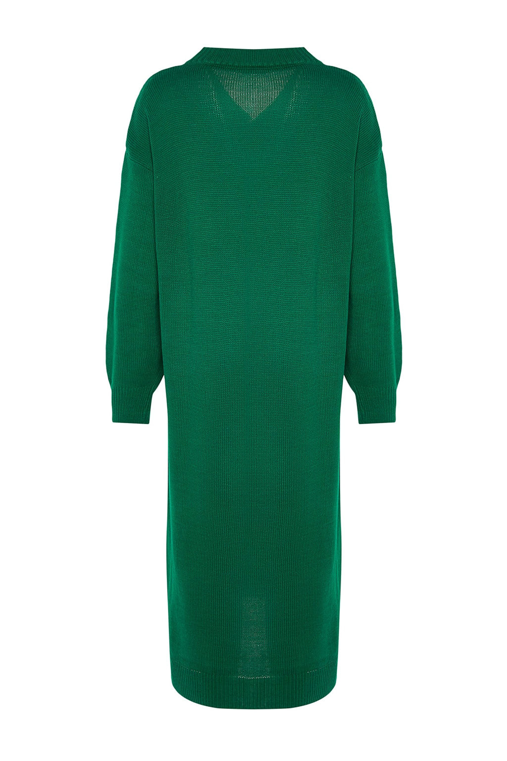 TRENDYOLMILLA Siyah Maxi Triko Genis Kal?p Elbise TWOAW23EL00642 фото 8