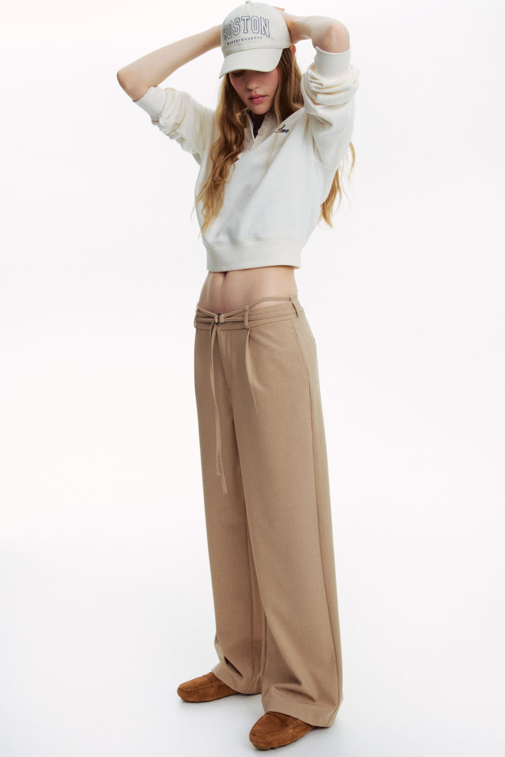 Pantal?n sastre con cintur?n - H&m фото 6