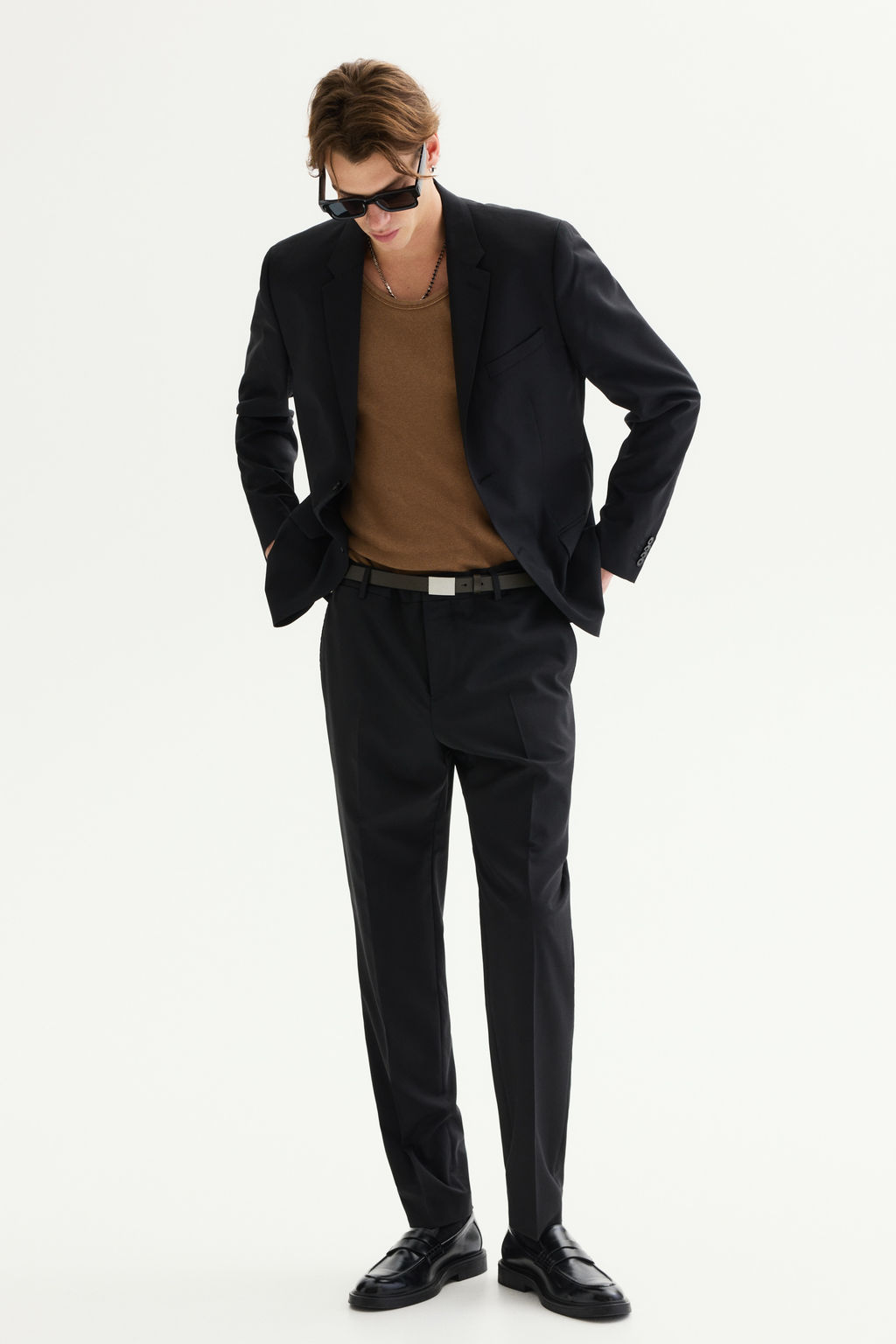 Americana en mezcla de lana Slim Fit - H&m фото 16