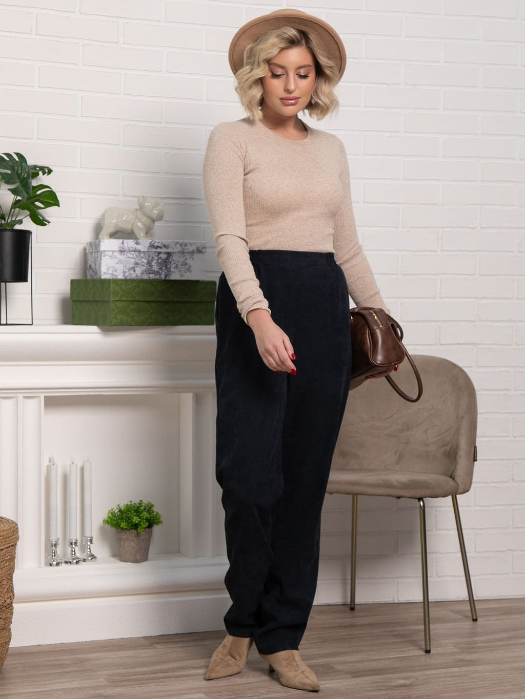 Брюки Люсьен (синий) Б15180-13М - Lt collection фото 6