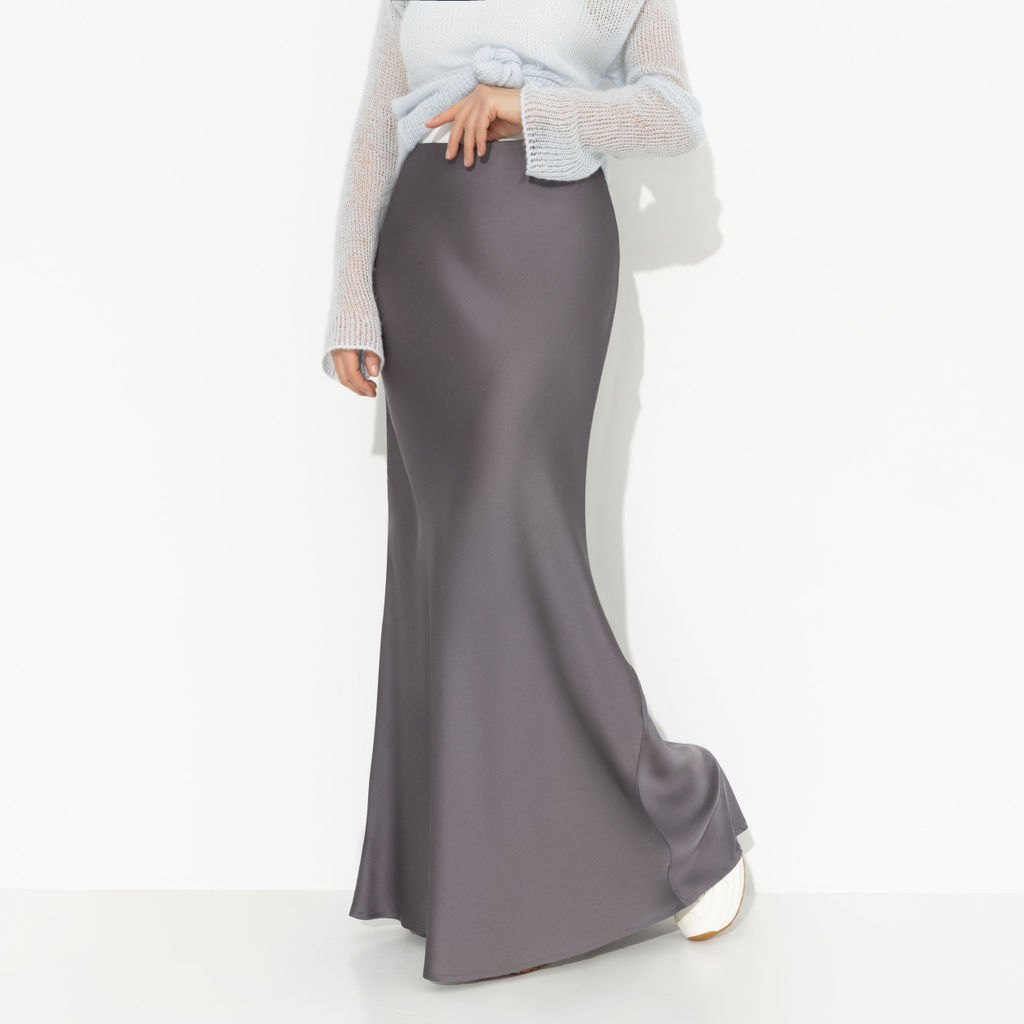 Юбка на скрытой резинке, Мыслить иначе (gray) - Charutti фото 4