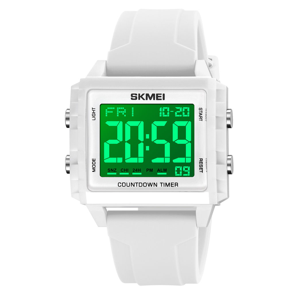 Часы наручные Skmei мужские электронные 2320white-white