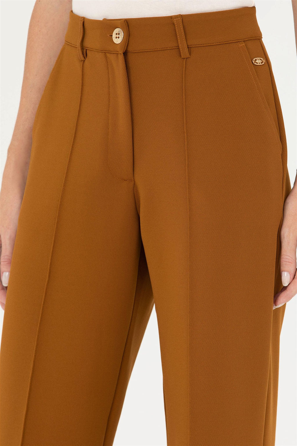 Женские спортивные штаны кокосового цвета - U.s. polo assn фото 6