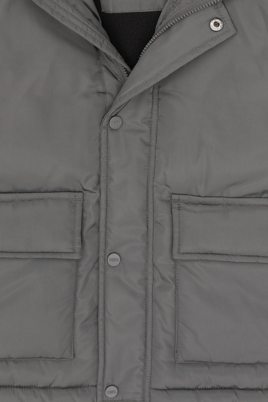 Erkek _ocuk Gri Kaban - U.s. polo assn фото 4