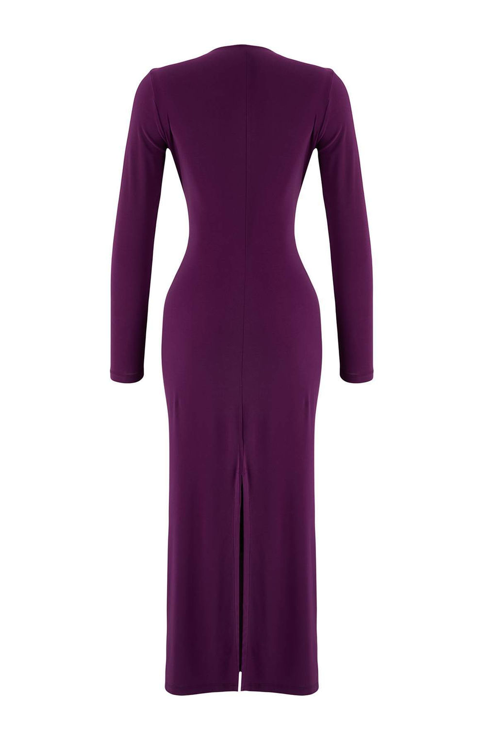 Kahverengi Vucuda Oturan V Yaka Orme S?k Elbise TPRAW25EL00043 - Trendyolmilla фото 23