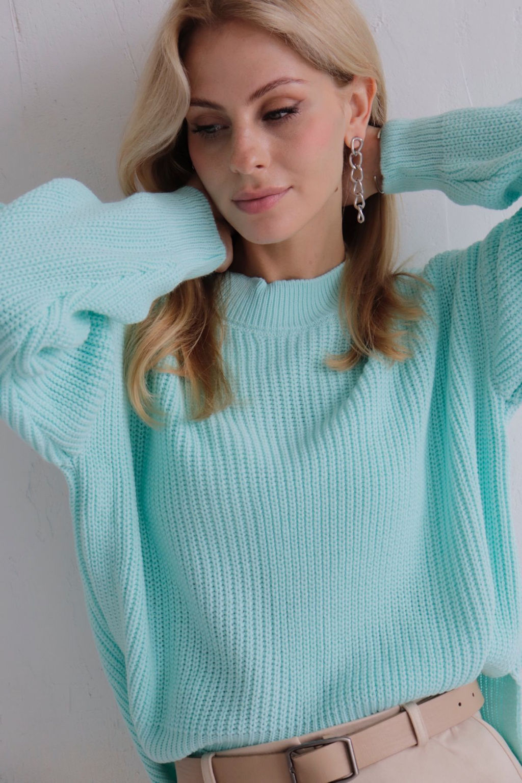 Martichelli Джемпер голубой  фото 26