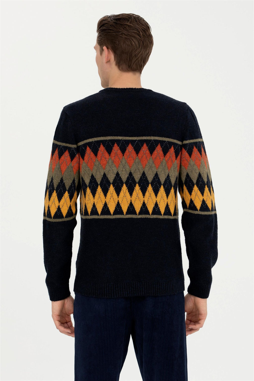 Мужской темно-синий свитер - U.s. polo assn фото 12