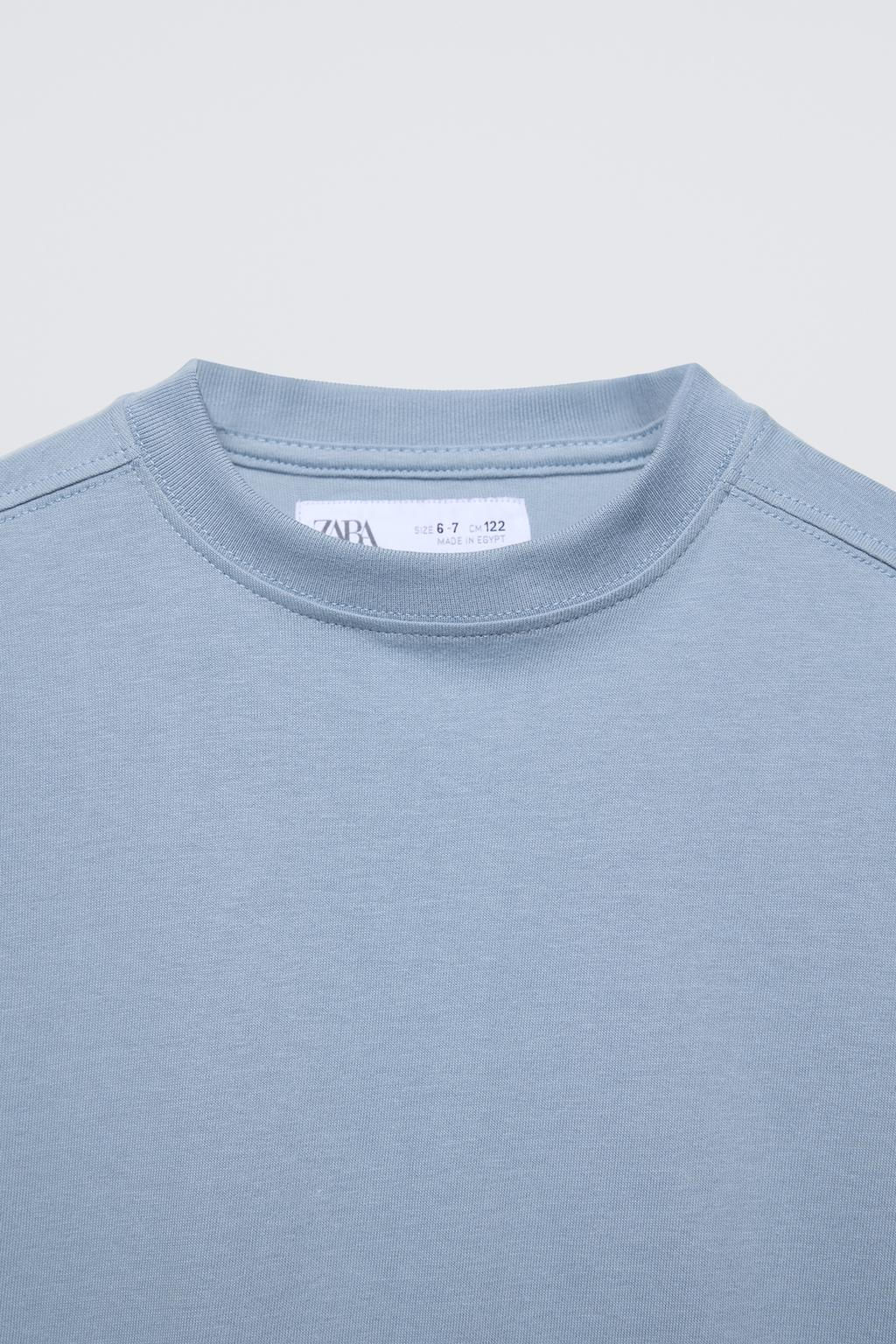 PLAIN MEDIUM WEIGHT T-SHIRT - Zara фото 13