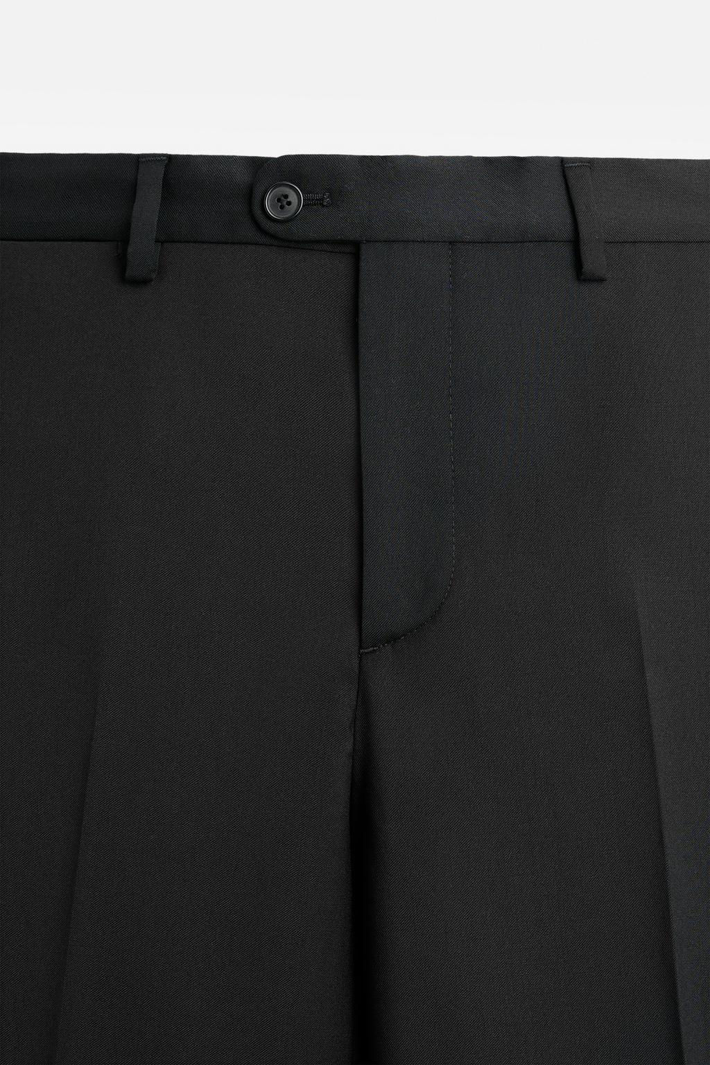 100% WOOL SUIT TROUSERS - Zara фото 7